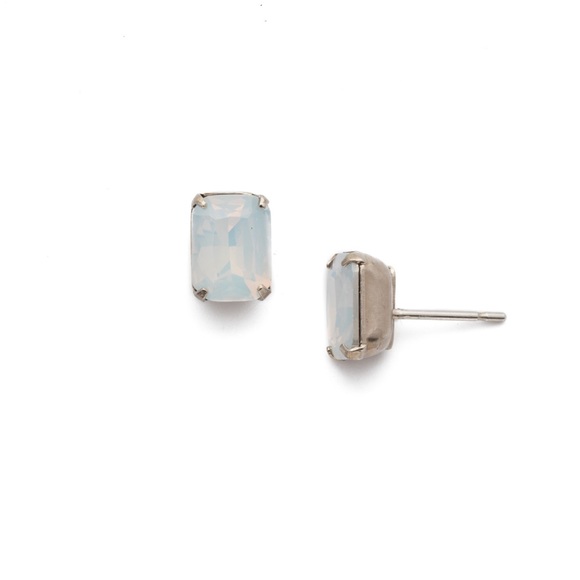 Sorrelli Swarovski White Opal Essentials Earrings - Picture 8 of 8